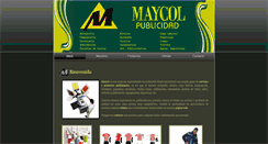Desktop Screenshot of maycolpublicidad.com